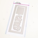 Heffy Doodle Cutting Dies - HFD0432 Slimline Scalloped Peekaboo