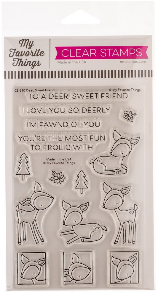 [180129] My Favorite Things Clear Stamps - CS-620 Deer, Sweet Friend