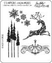 Tim Holtz Cling Stamps - CMS052 Reindeer Flight