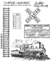 Tim Holtz Cling Stamps - CMS127 On The Railroad