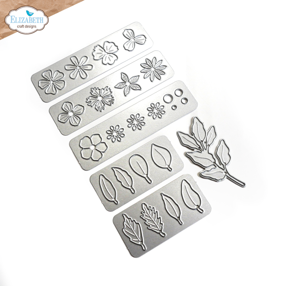 [180179] Elizabeth Craft Designs Cutting Dies - 2124 Mini Florals 2
