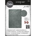 Sizzix Embossing Folder 3-D Texture Fades By Tim Holtz - Cracked Leather