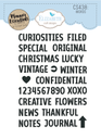 Elizabeth Craft Designs Clear Stamps - CS438 Words