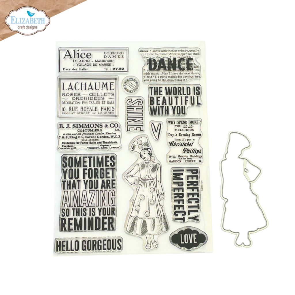 [180196] Elizabeth Craft Designs Stamps & Dies Set - CSD435 Getting Festive