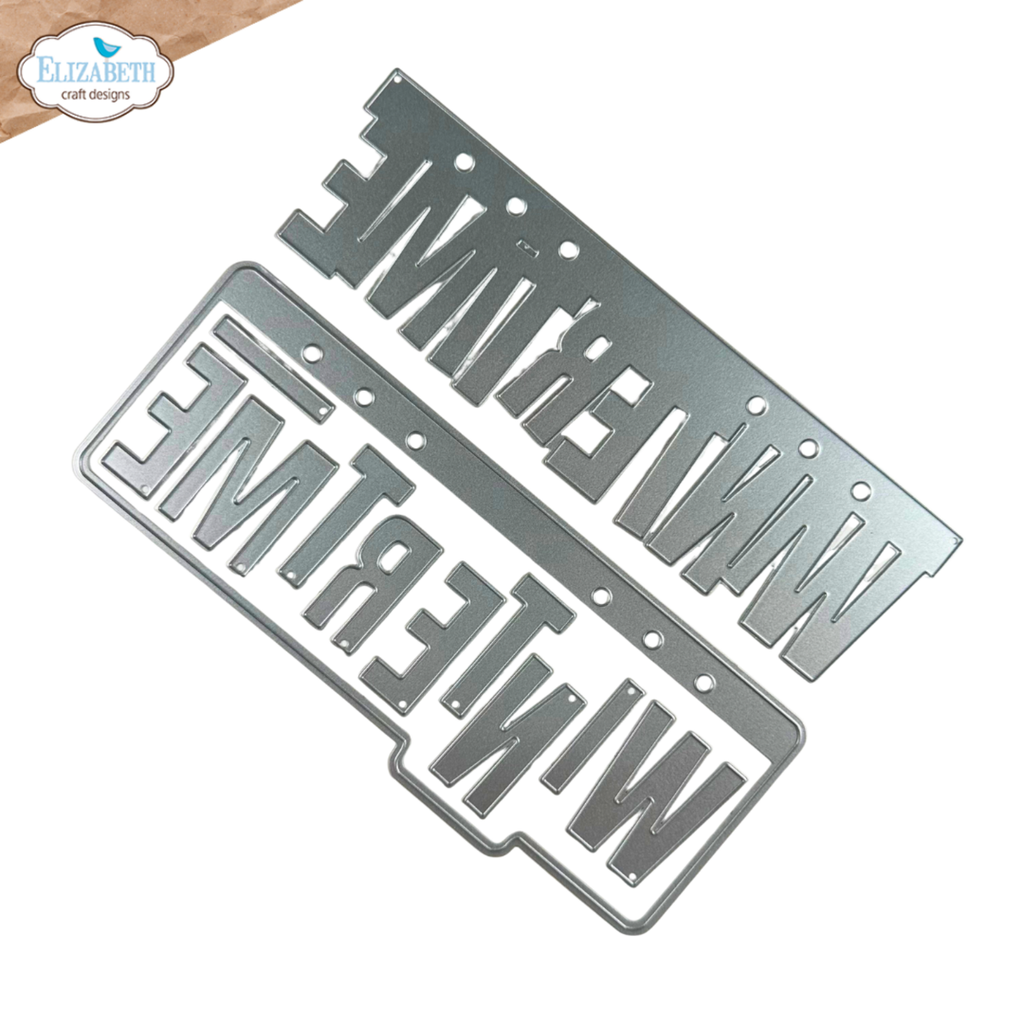 [180202] Elizabeth Craft Designs Cutting Dies - 2316 Wintertime Wordstrip