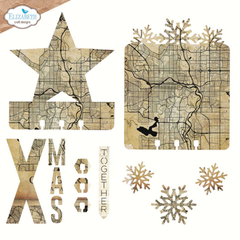 [180204] Elizabeth Craft Designs Cutting Dies - 2318 Wintercards CardLab