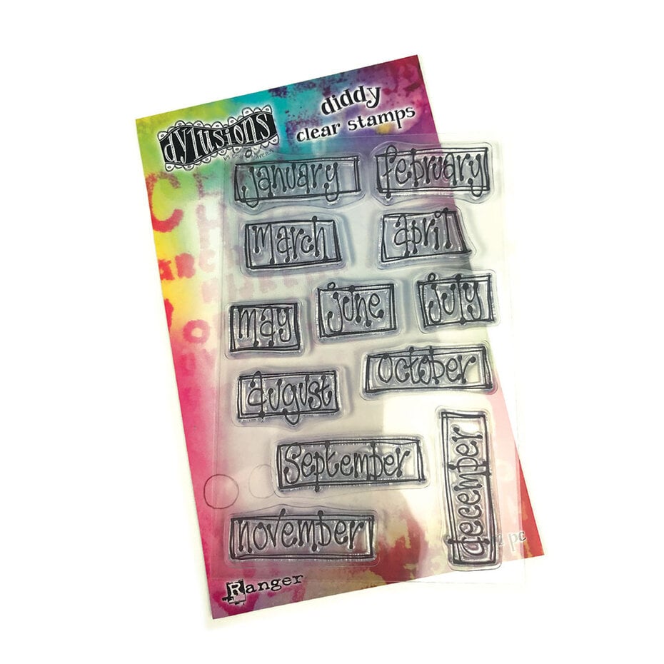 [180214] Ranger Dylusions Diddy Clear Stamps - Boxed Monthly