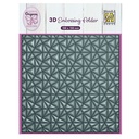 Nellie's Choice 3D Embossing Folders - Achtergrond Origami Driehoeken 15x15cm