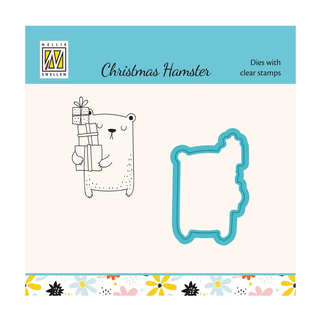 [180231] Nellie's Choice Cutting Die & Clear Stamp - Cadeaus