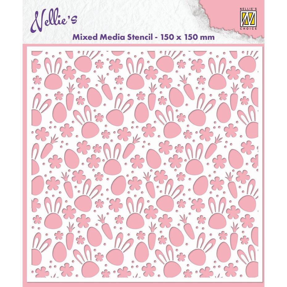 Nellie's Choice Stencils - Bunny's Carrots