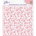 Nellie's Choice Stencils - Bunny's Carrots