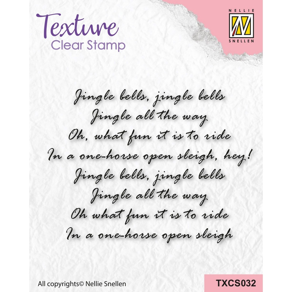 [180244] Nellie's Choice Clear Stamps Texture - Snail Mail 2