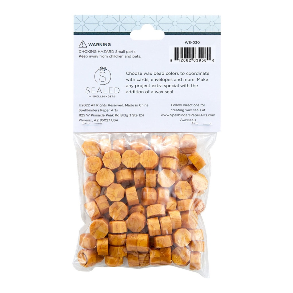 Spellbinders Wax Beads 100/Pkg - 030 Gold