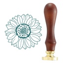 Spellbinders Wax Seal Stamp - 065 Sunflower