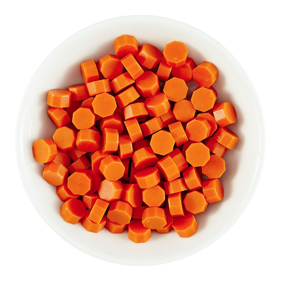 Spellbinders Wax Beads 100/Pkg - 126 Orange