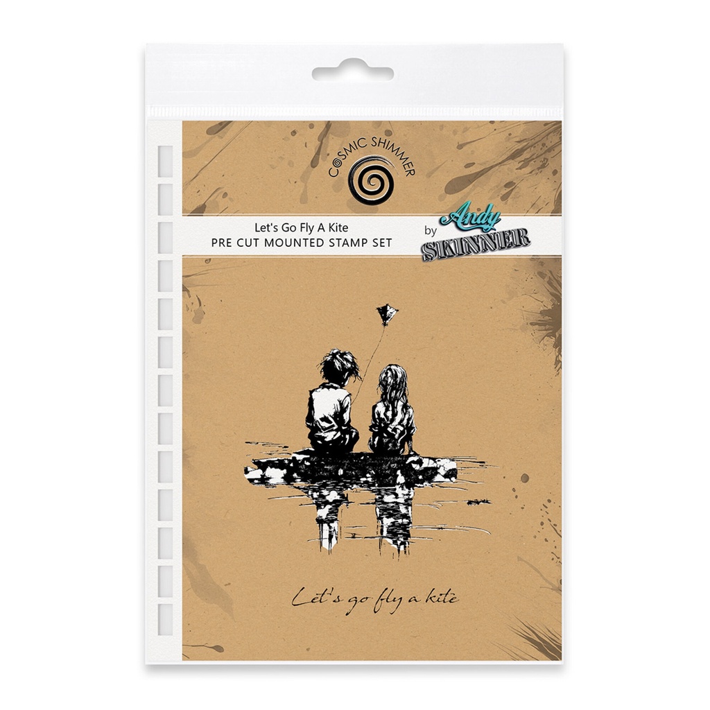 [180339] Andy Skinner Cling Stamps - Let's Go Fly A Kite