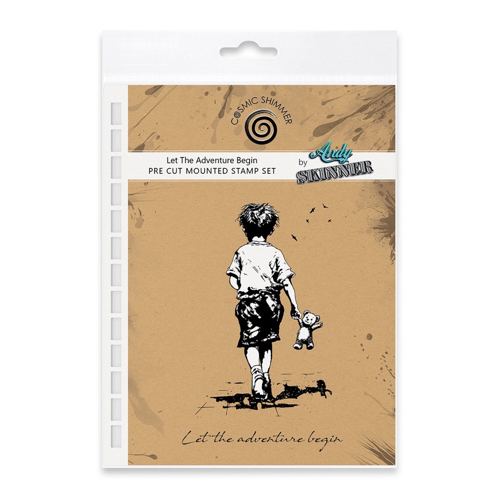 Andy Skinner Cling Stamps - Let The Adventure Begin