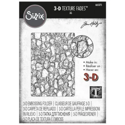 Sizzix 3D Texture Fades By Tim Holtz - 665375 Cobblestone #2