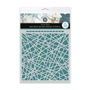 Andy Skinner Stencils Mixed Media 8x8" - String Maze