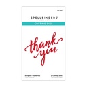 Spellbinders Cutting Dies Etcheds - S2-362 Scripted Thank You