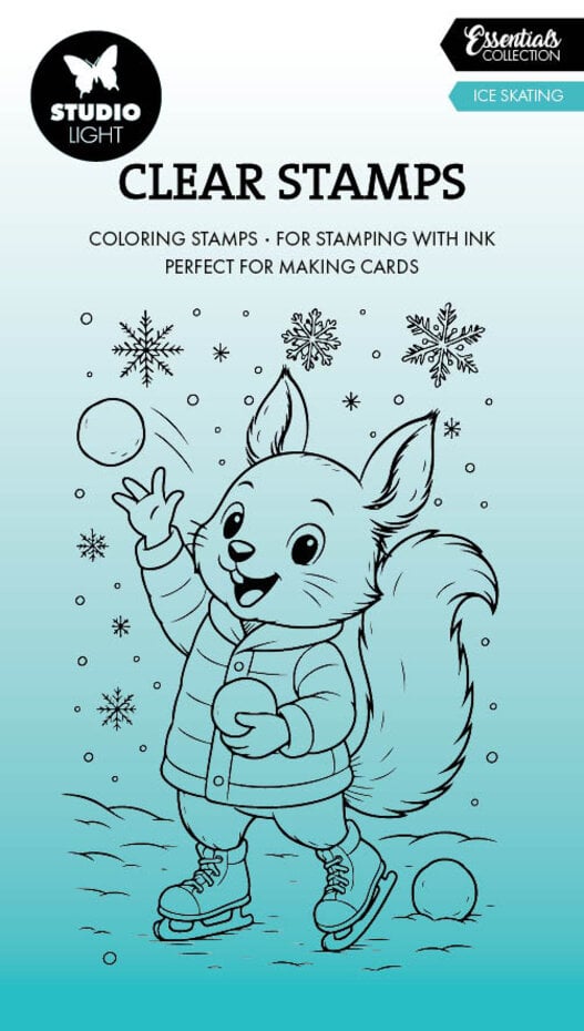 Studio Light Clear Stamps Essentials - SL-ES-STAMP896 Ice Skating
