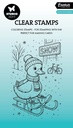 Studio Light Clear Stamps Essentials - SL-ES-STAMP899 Duck on a Sleigh