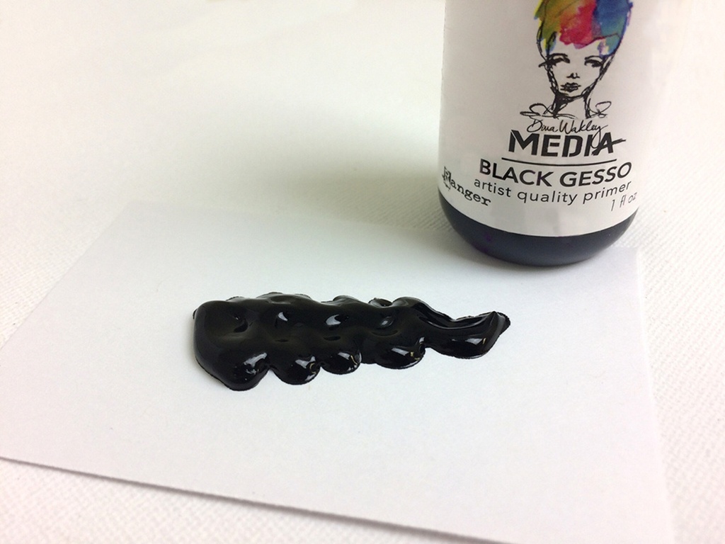 [180392] Dina Wakley Media Gesso 1oz - Black