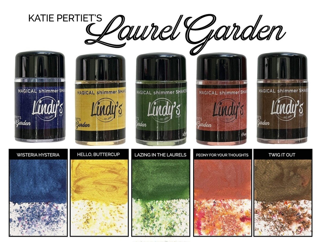 [180399] Lindy's Stamp Gang Katie Pertiet's Magical Shaker 2.0 SET - Laurel Garden