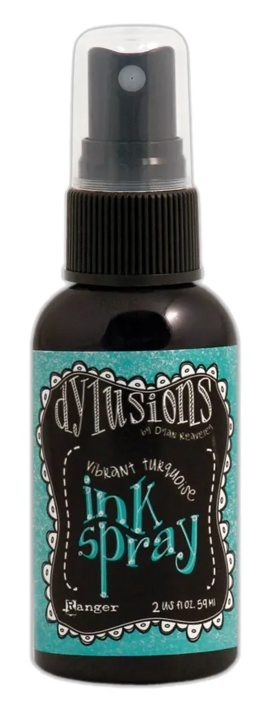Dylusions Ink Spray 59ml - Vibrant Turquoise