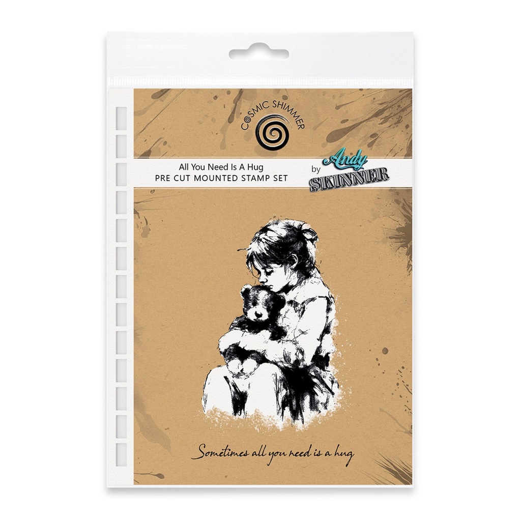 [180410] Katy Sue Designs Andy Skinner Rubber Stamps - 57 All You Need Is A Hug