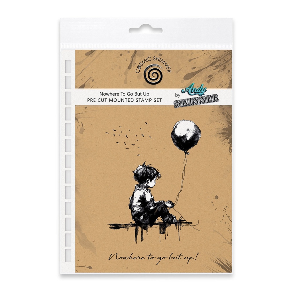 Katy Sue Designs Andy Skinner Rubber Stamps - 59 Nowhere To Go But Up