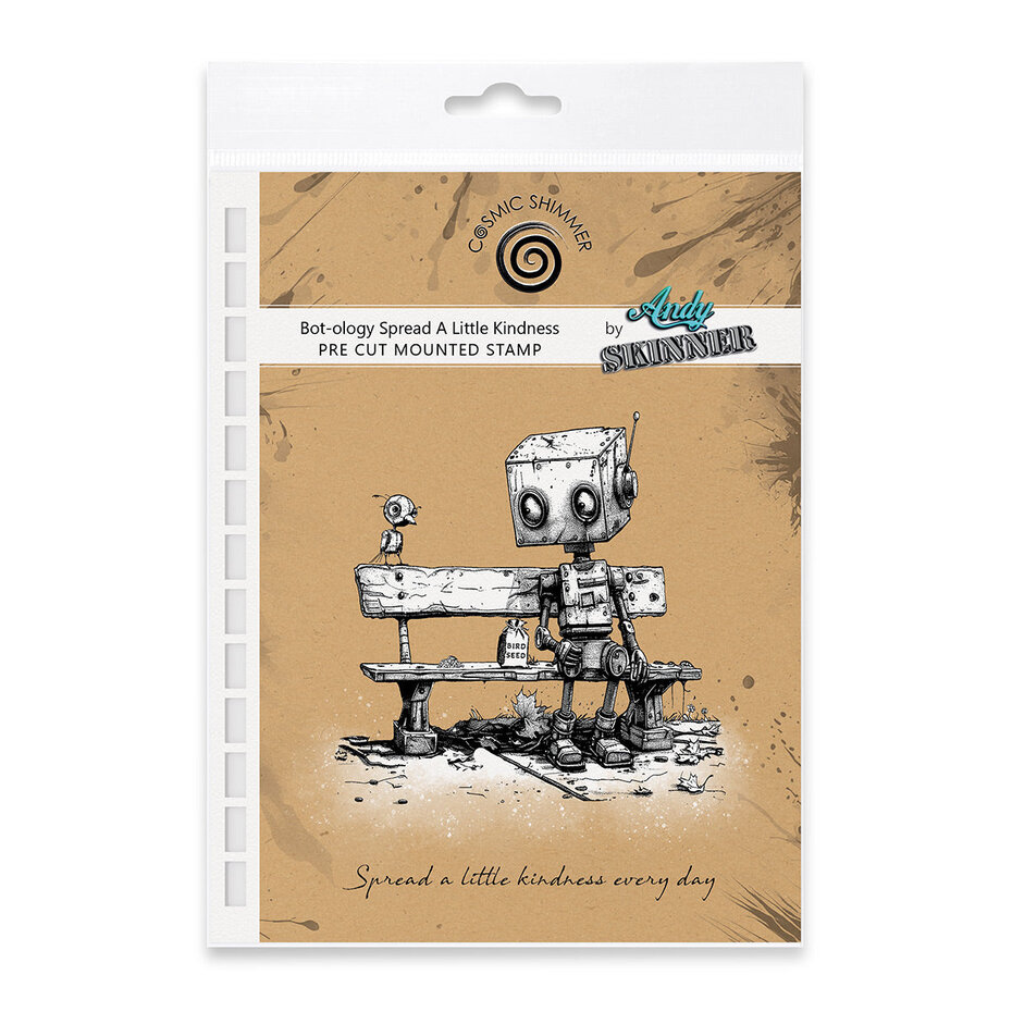[180413] Katy Sue Designs Andy Skinner Rubber Stamps - 65 Bot-ology Spread A Little Kindness