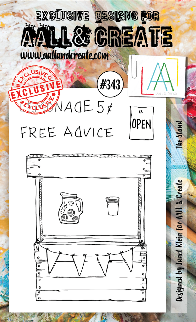 [180427] AALL & Create Clear Stamps A6 By Janet Klein - #343 The Stand