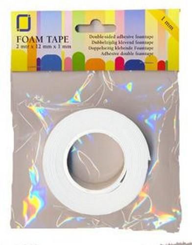 JEJE Produkt Foam Tape 2 m x 12 mm x 0,5 mm