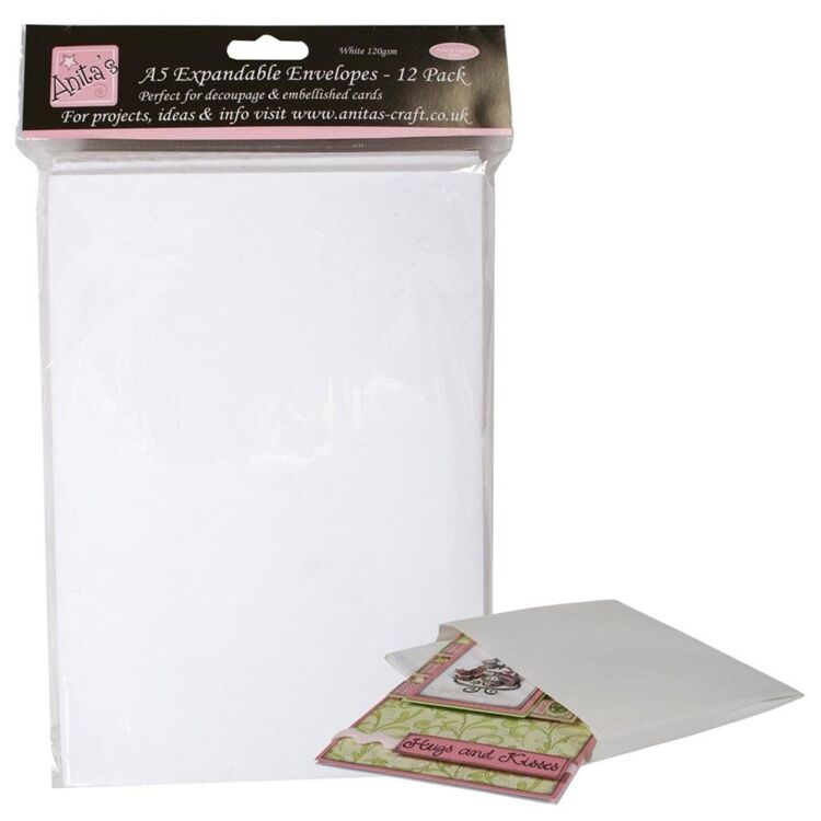 Anita's A5 Expandable Envelopes 12/Pkg
