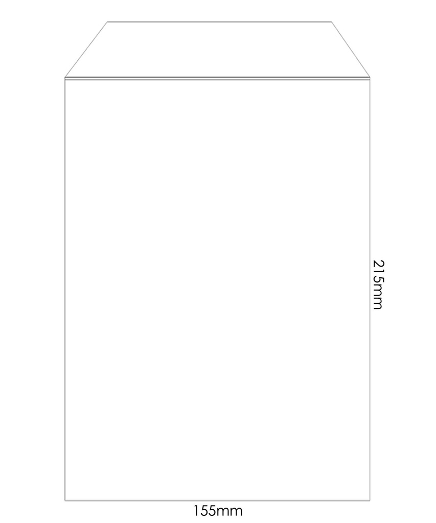 [180548] HobbyGros Storage Storage Pockets for Dies and Stamps 155x215mm 25/Pkg