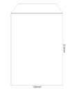 HobbyGros Storage Storage Pockets for Dies and Stamps 155x215mm 25/Pkg