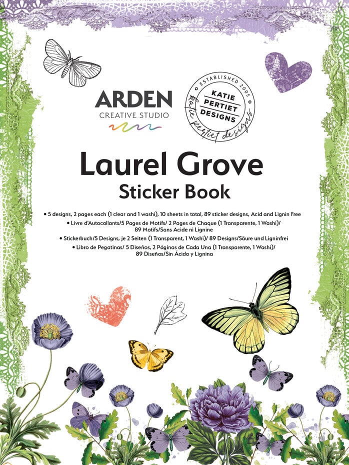 [180583] Arden Creative Studio Stickers - Laurel Grove Sticker Book