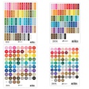 Tim Holtz Distress Label Assortment Sheets - Small & Large Labels White