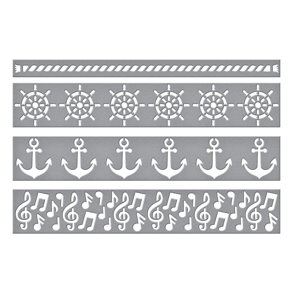 [180648] Spellbinders Cutting Dies Etched Say Cheese Classic Mouse  - S5-704 Borders