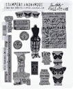 Tim Holtz Cling Stamps - CMS123 Attic Treasures