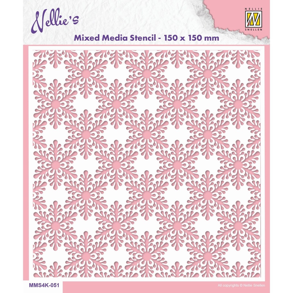 Nellie's Choice Stencils - Snowflakes