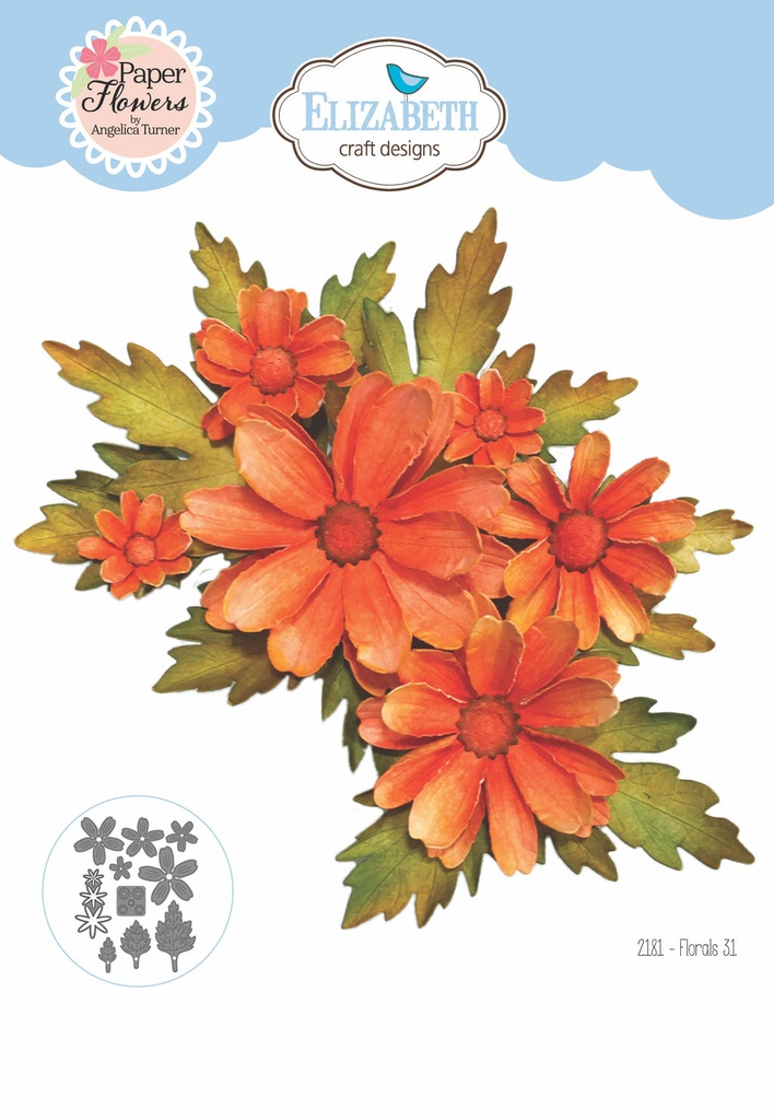 [180689] Elizabeth Craft Designs Dies - 2181 - Florals 31
