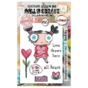 AALL & Create Clear Stamps A7 By Janet Klein - #975 Heart Hugs