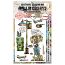 AALL & Create Clear Stamps A6 By Janet Klein - #1270 Wacky Woof Tales