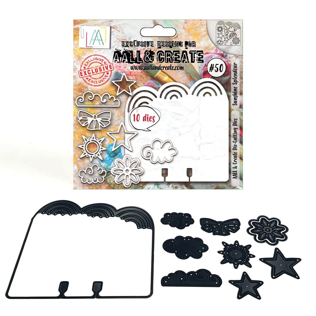 [180756] AALL & Create Cutting Dies - #50 MemoryDex Sunshine Splendour