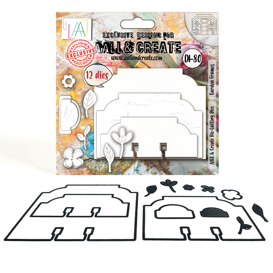 [180758] AALL & Create Cutting Dies - #80 MemoryDex Garden Frames