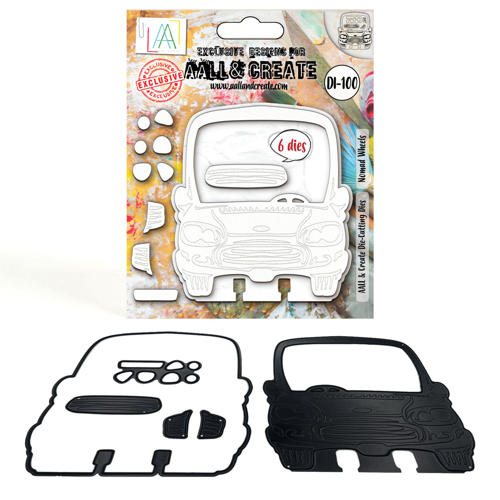[180762] AALL & Create Cutting Dies - #100 MemoryDex Nomad Wheels