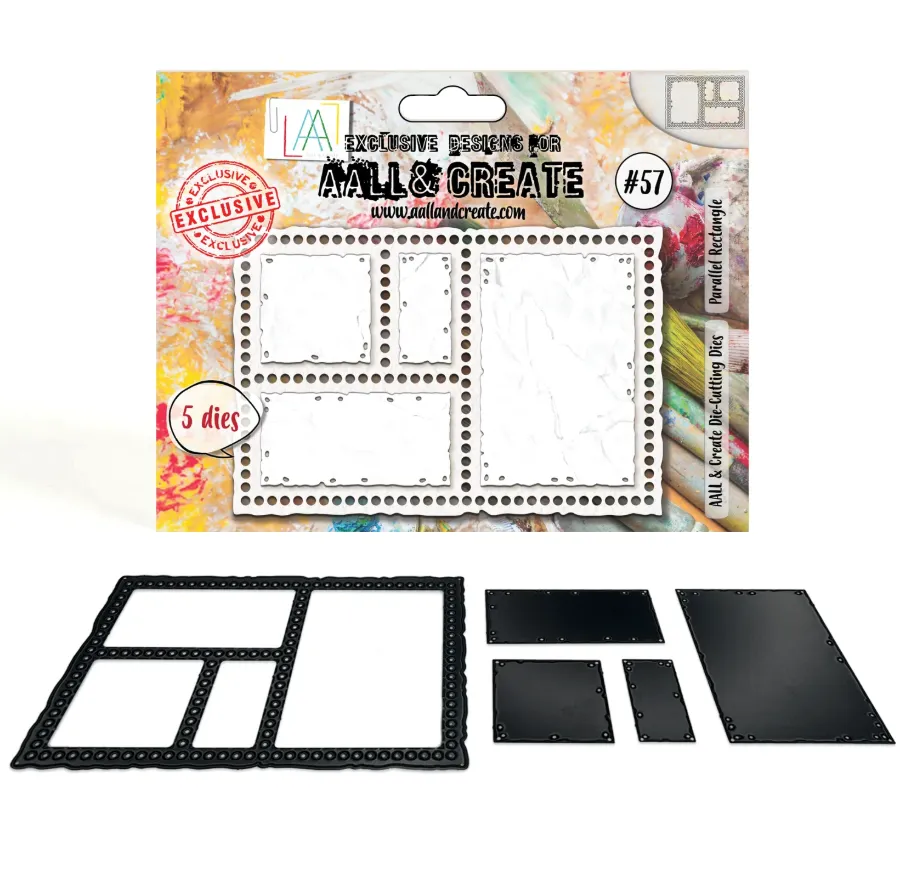 [180766] AALL & Create Cutting Dies - #57 Parallel Rectangle