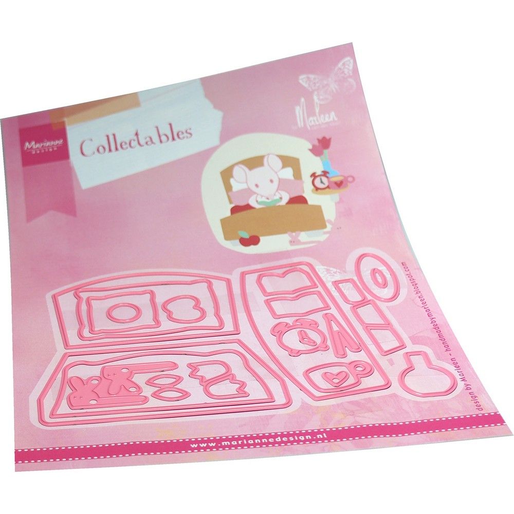 Marianne Design Cutting Dies Collectables - COL1524 Bed by Marleen